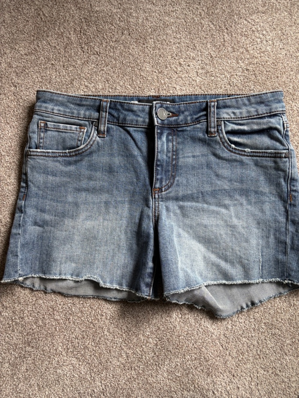 Kut from the Kloth Light Blue Denim Cutoff Shorts